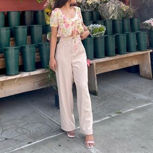 Multi color floral top